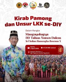 KIRAB PAMONG KALURAHAN RANGKAIAN HARI JADI DIY KE-271